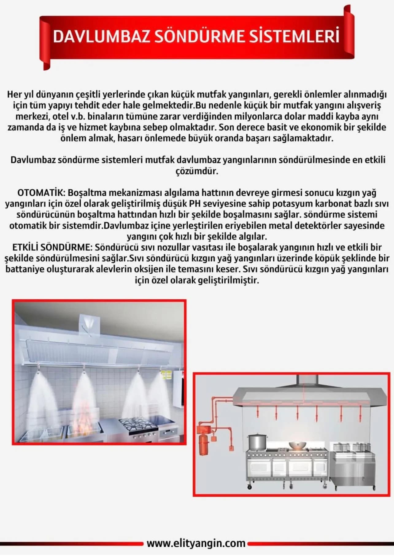 Davlumbaz Tipi Otomatik Sistemler - 1